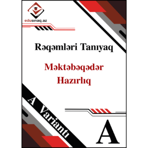 Rəqəmləri tanıyaq - A