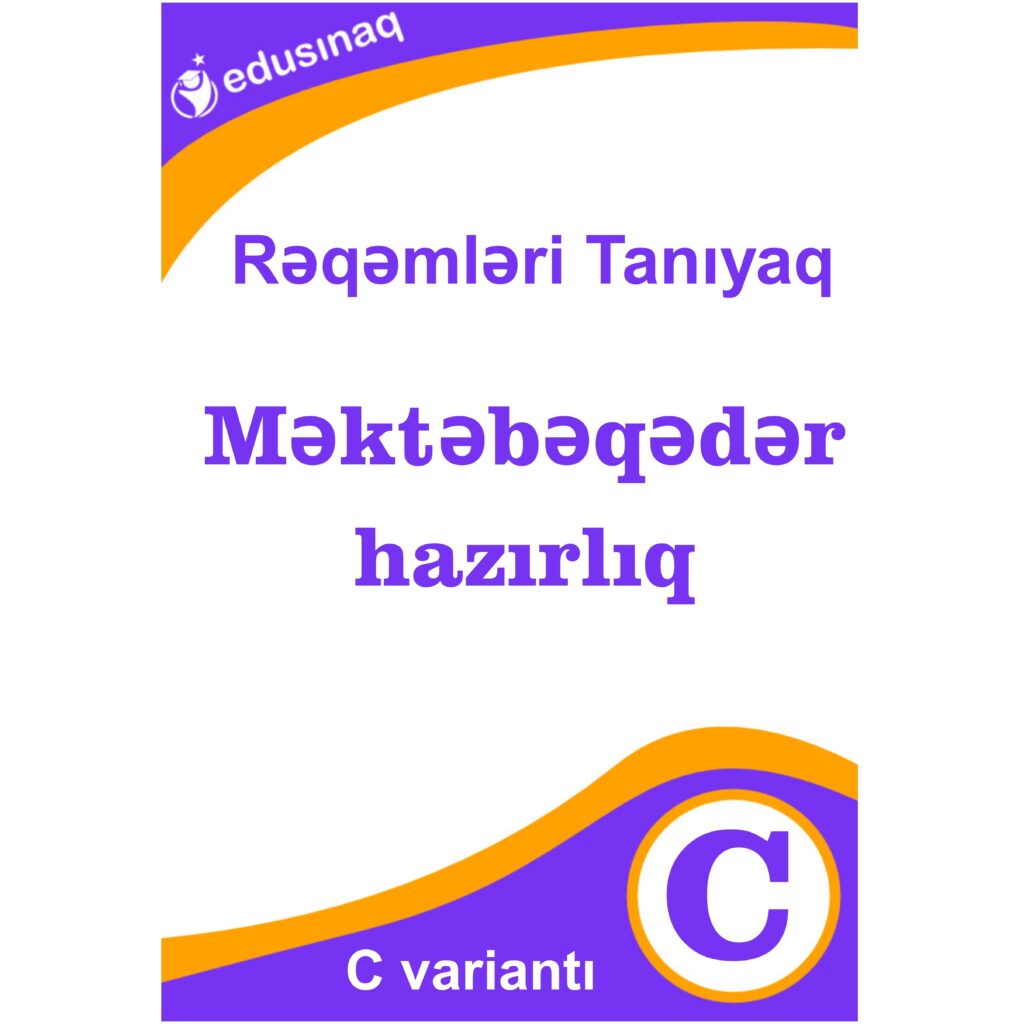 Rəqəmləri Tanıyaq – C