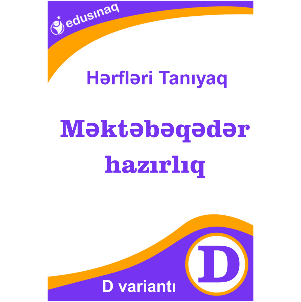 Hərfləri Tanıyaq – D