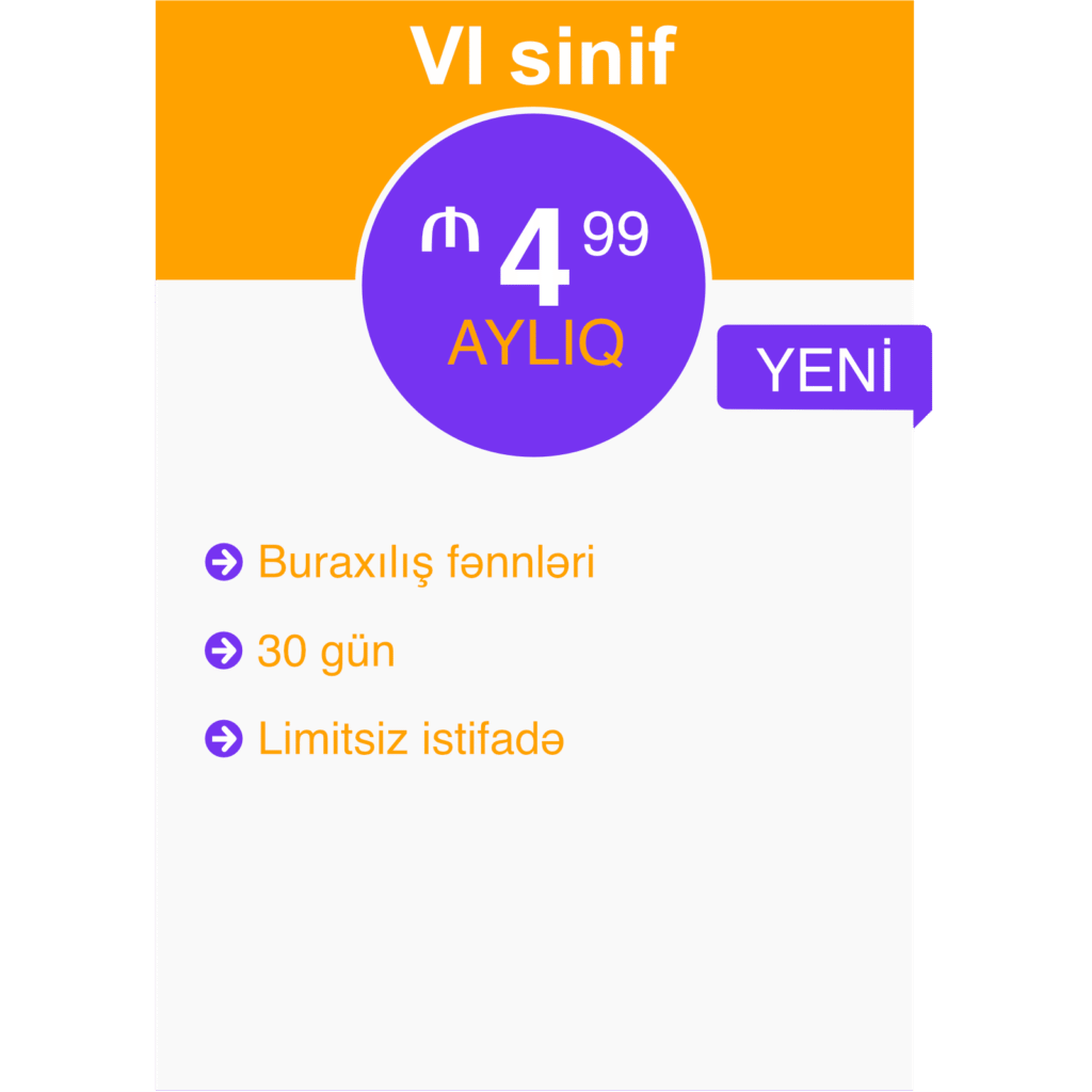 6-cı sinif sınaq imtahanlarına abunəlik