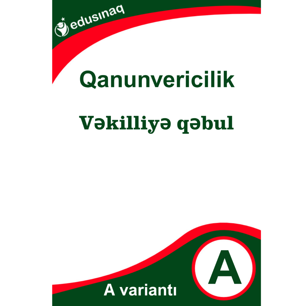Dövlət qulluğu vəkillik – A